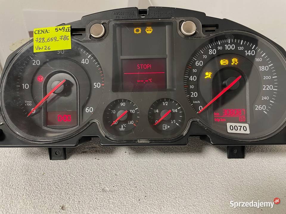 LICZNIK ZEGARY VW POLO GOLF PASSAT TIGUAN CADDY osobowe Warszawa