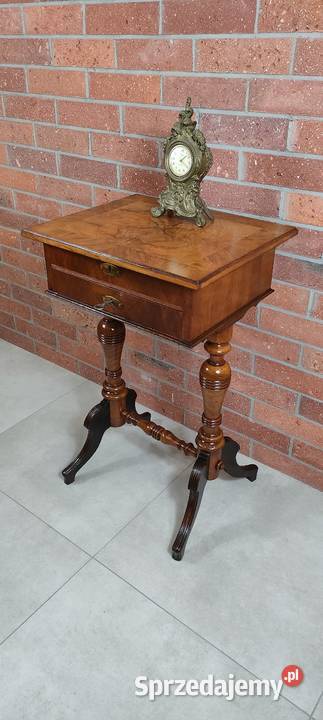 Piękny stolik niciak eklektyczny antyk Antyki Łagów