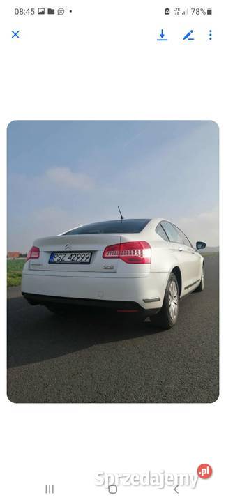 Citroen stan wlascicela biały Szamotuły