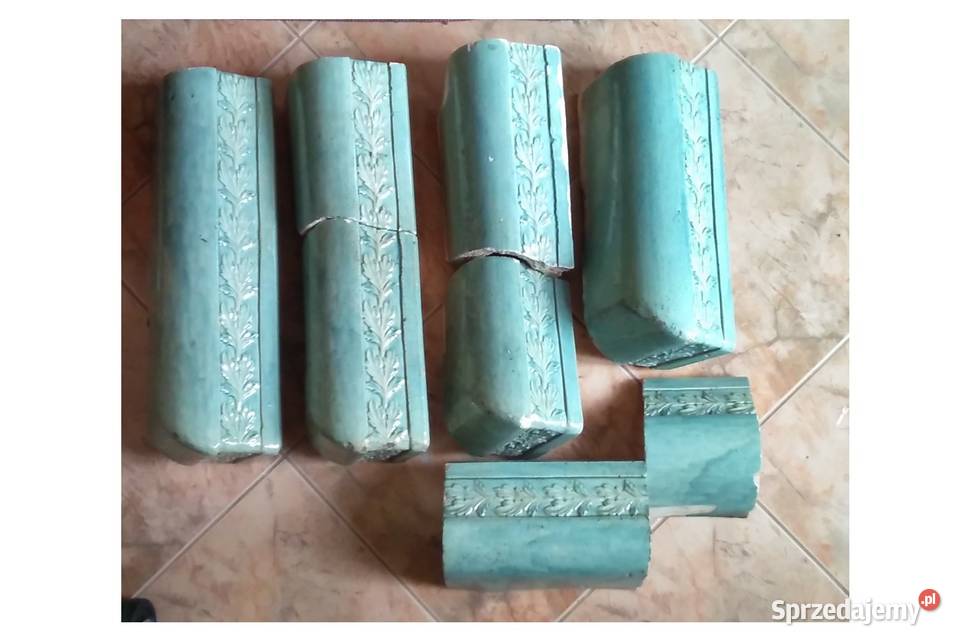 stary gzyms z pieca kaflowego gzyms z pieca Kraków