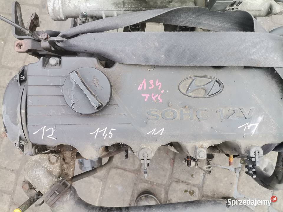 HYUNDAI GETZ 13 12V SILNIK G4EA