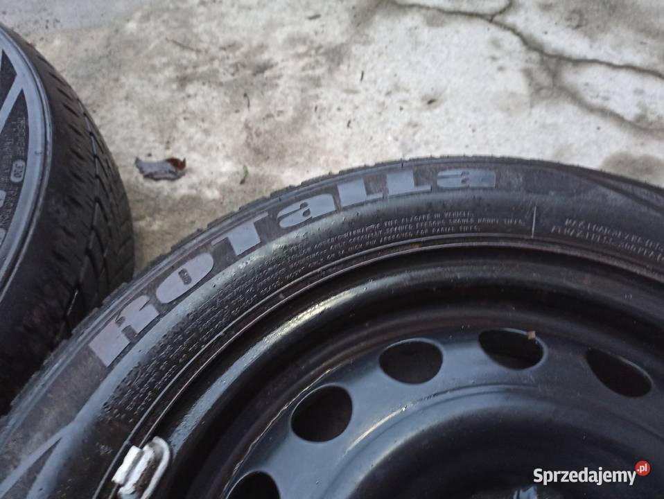 FELGI STALOWE 4X100 Z OPONAMI ZIMOWYMI AYGO Samochodowe Milejów-Osada