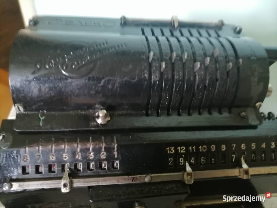 Stara maszyna do liczenia z lat 50 tych Kraków