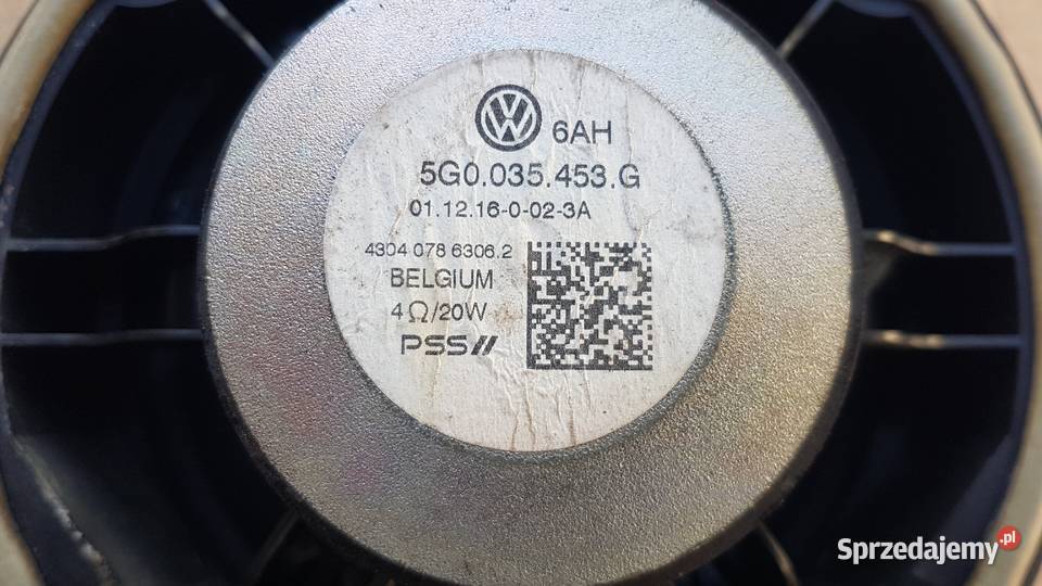 VW GOLF VII GŁOŚNIK DRZWI 5G0035453G osobowe