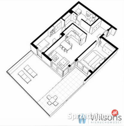 Mieszkanie sprzedam 5974m2 3 pok Wrocław Nowe 59.74m2