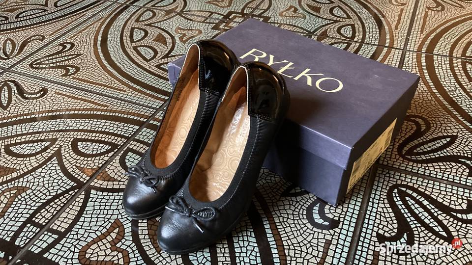 Piękne skórzane czułenka RYŁKO r 36 Lubartów