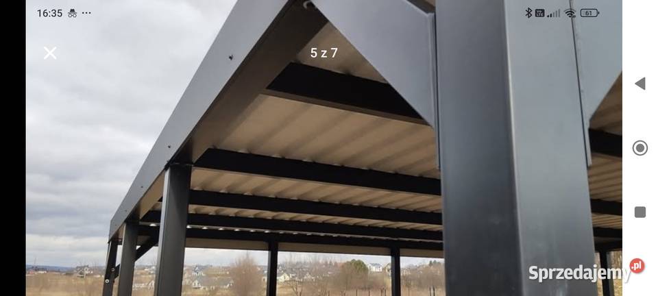 Wiata carport wiata samochodowa metalowa Nowy Sącz