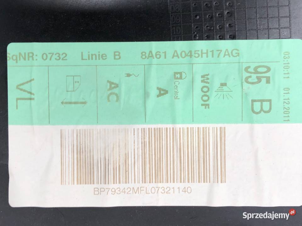 PODNOŚNIK SZYBY LEWY PRZÓD FORD FIESTA MK7 podkarpackie sprzedam