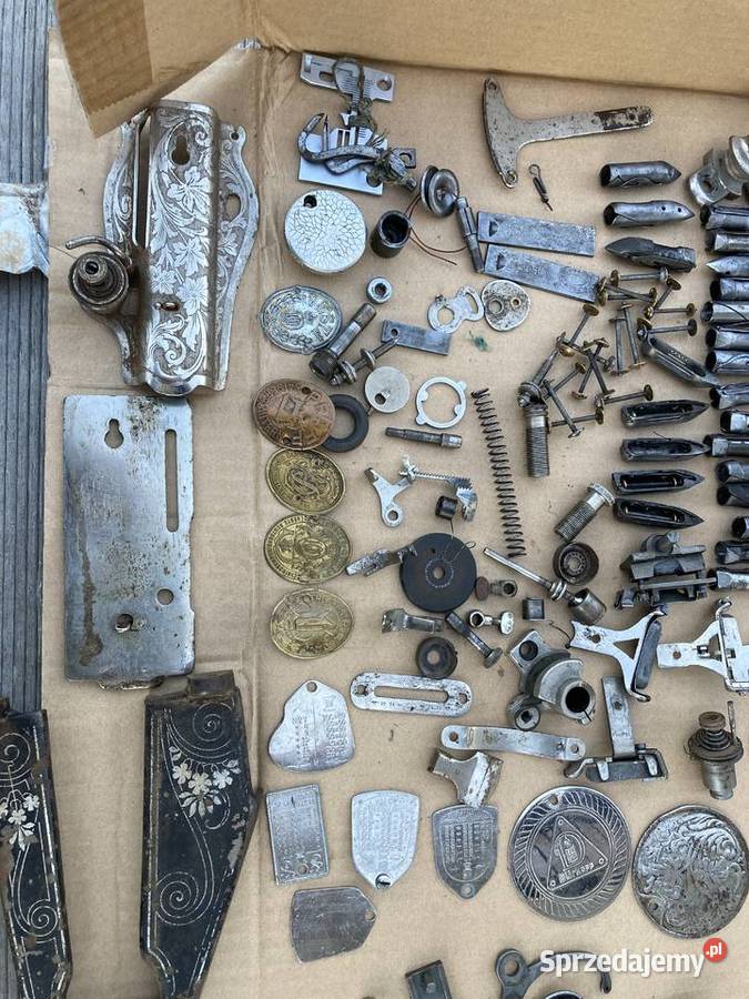 Domowe zabytkowe maszyny do szycia części Piotrków Kujawski