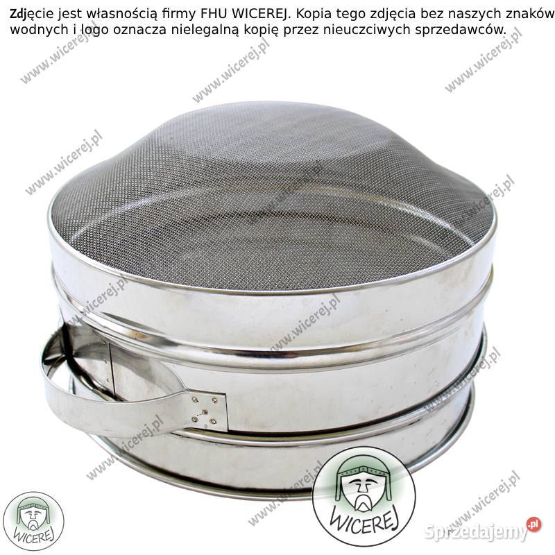 Sito do Miodu śr 23 Podwójne Wypukłe nierdzewne Pszczelarstwo Jaśliska sprzedam