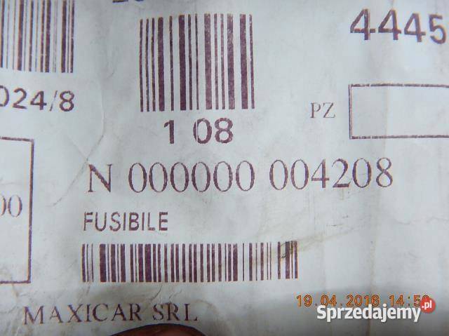 MERCEDES WKŁADKI BEZPIECZNIKA N000000004208 Zamki, wkładki i kluczyki