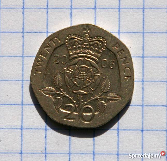 20 PENSÓW TWENTY PENCE 2006 WIELKA BRYTANIA