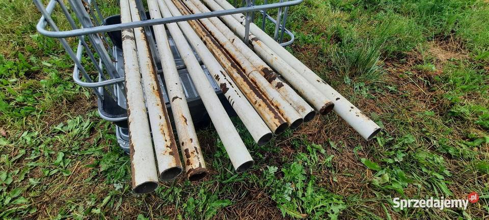 Rura słupki na ogrodzenie 2 m odcinki 65m Giżycko sprzedam