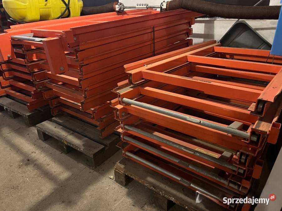 regały metalowe pomarańczowe Konstruktor