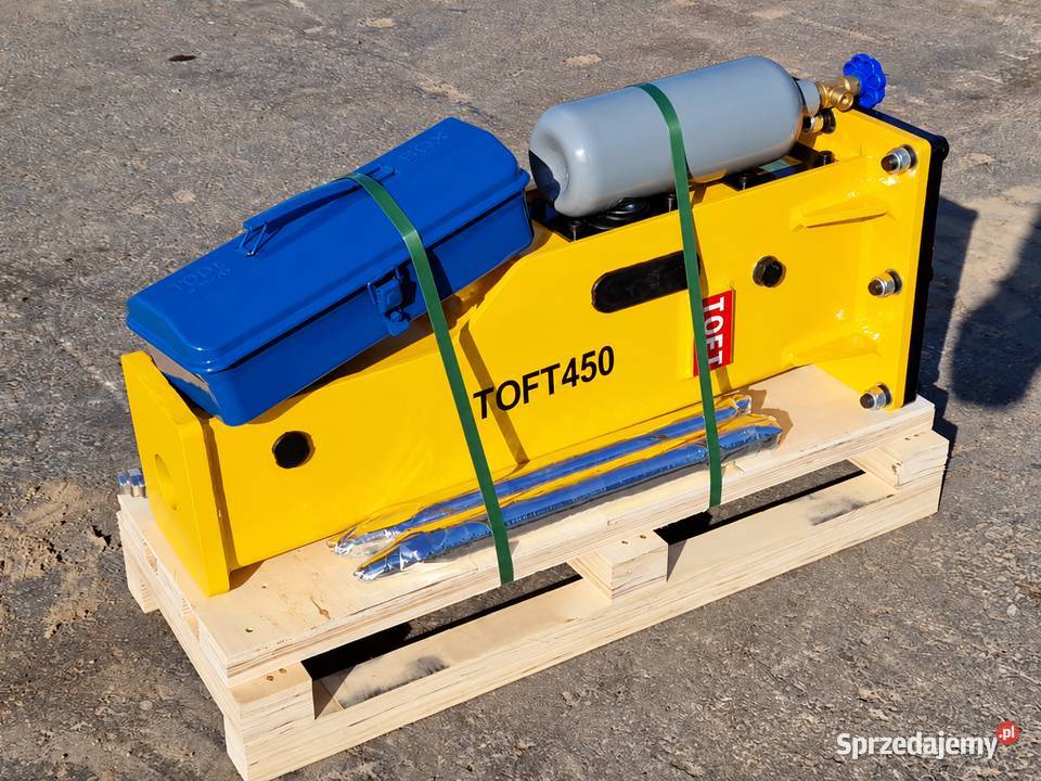 Młot hydrauliczny TOFT 450 NOWY do minikoparki z Mszana Dolna