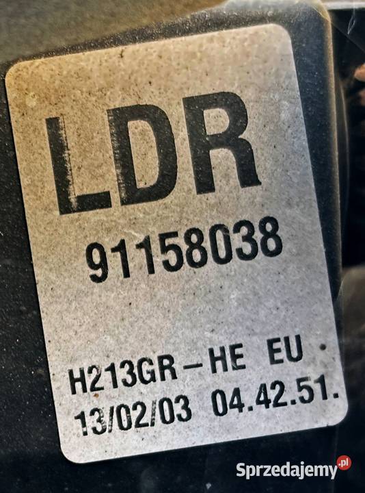 OPEL FRONTERA B 2003 LAMPA PRAWA PRZÓD KOMPLETNA Radom