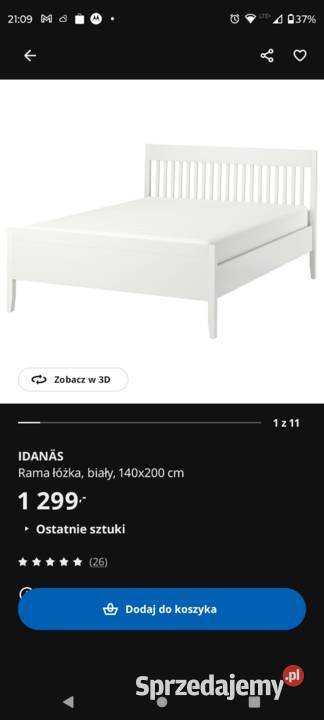Łóżko 140x200 stelażmaterac Polkowice