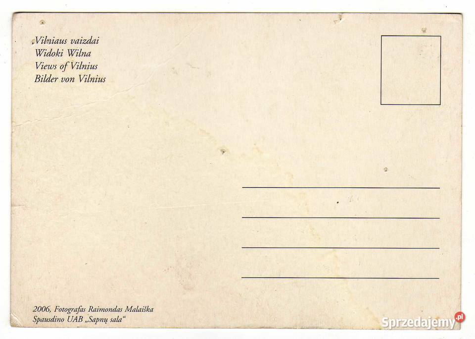VILNIUS LITWA WILNO Krynki