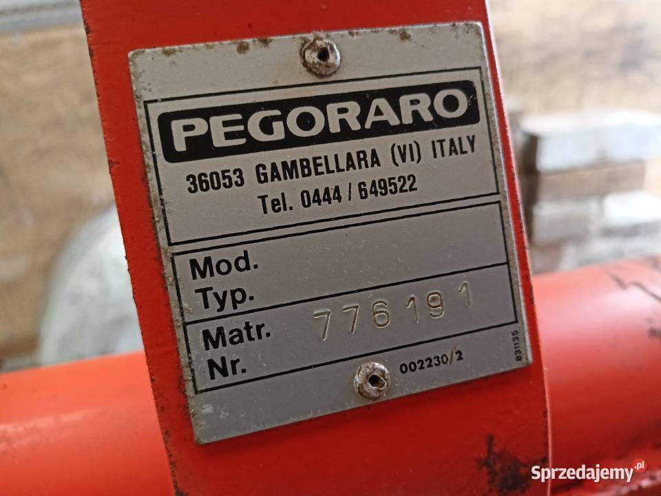 Wiertnica PEGORARO profesjonalna do ogrodzeń Kolno