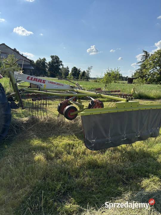 Zgrabiarkę Claas liner 350 wielkopolskie Sobiesęki Trzecie
