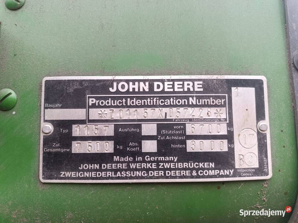 John Deere 1157 Zbożowe lubelskie Chełm