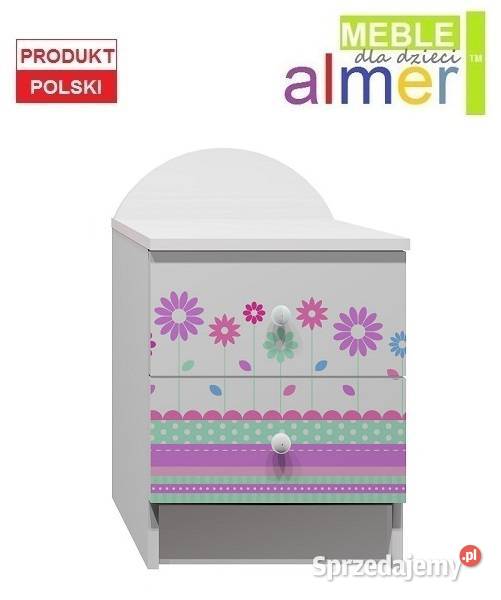 KWIATY 4 N18 szafka nocna dziecięca 40x40 w65 Krotoszyn sprzedam