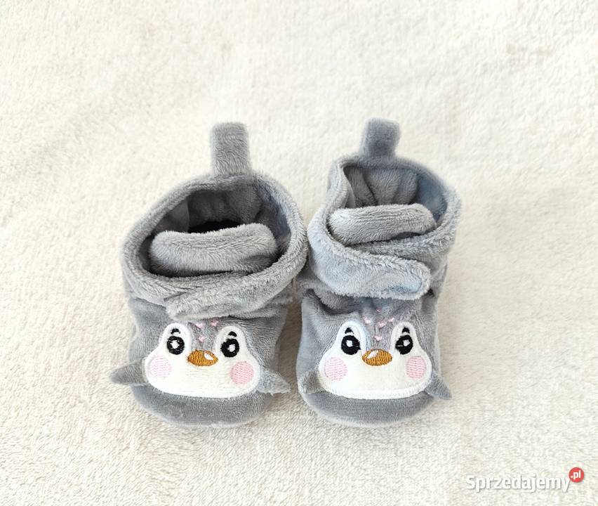 Nowe buty buciki niemowlaka kapcie szare zachodniopomorskie Szczecin