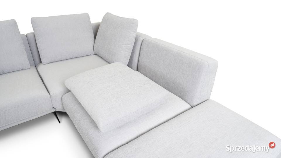 Narożnik Sines z barkiem w tkaninie DENVER 300 śląskie Woźniki