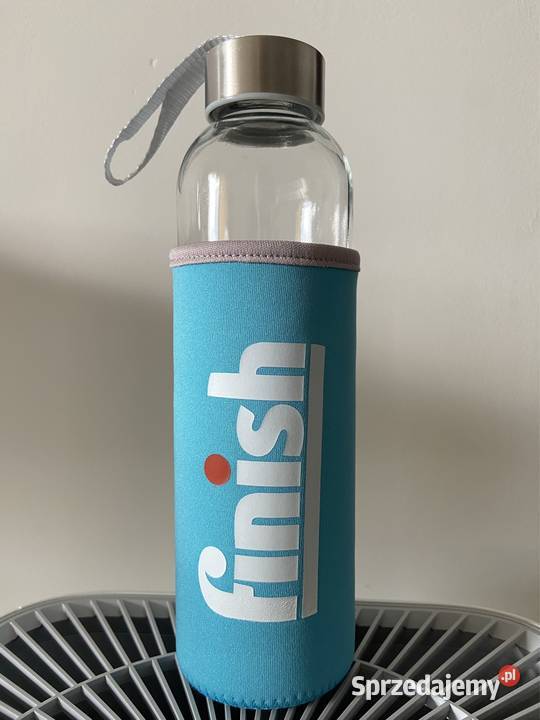 Bidon szklany butelka na wodę z osłonką 500ml Butelki, bidony i lunch boxy wielkopolskie Rogoźno sprzedam