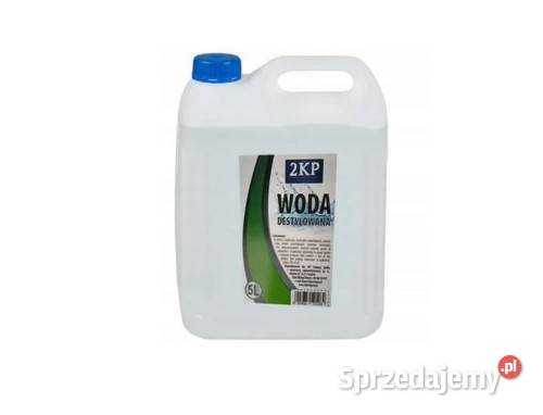 Plastikowy kanister 5 l wodzie destylowanej Staszów
