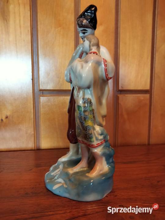 Porcelana duża figura Połonne Wołyń idealny stan Porcelana i szkło wielkopolskie Gniezno