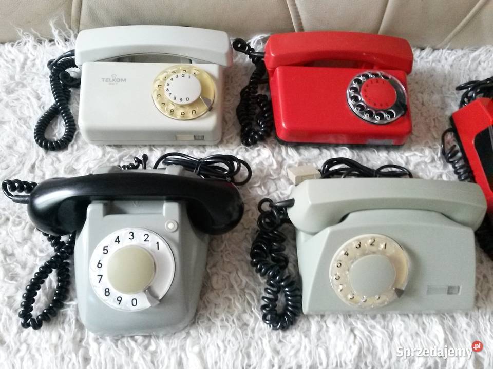 Stary TELEFON PRL stacjonarny tarczowy RWT Warszawa
