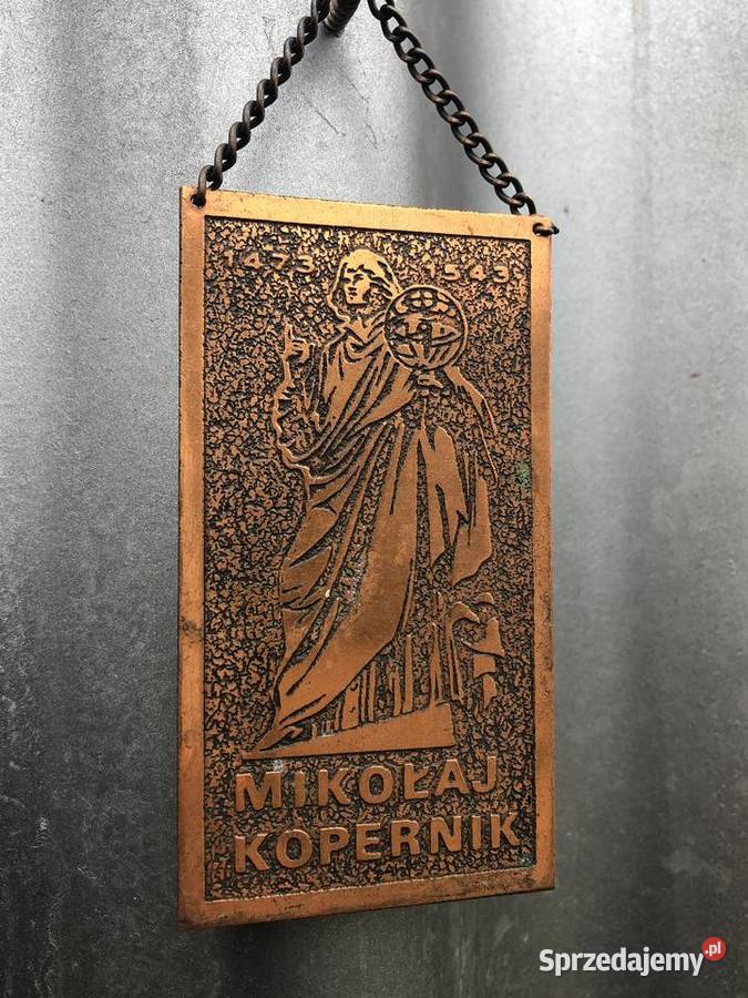 Mikołaj Kopernik Ryngraf Antyki Łowicz