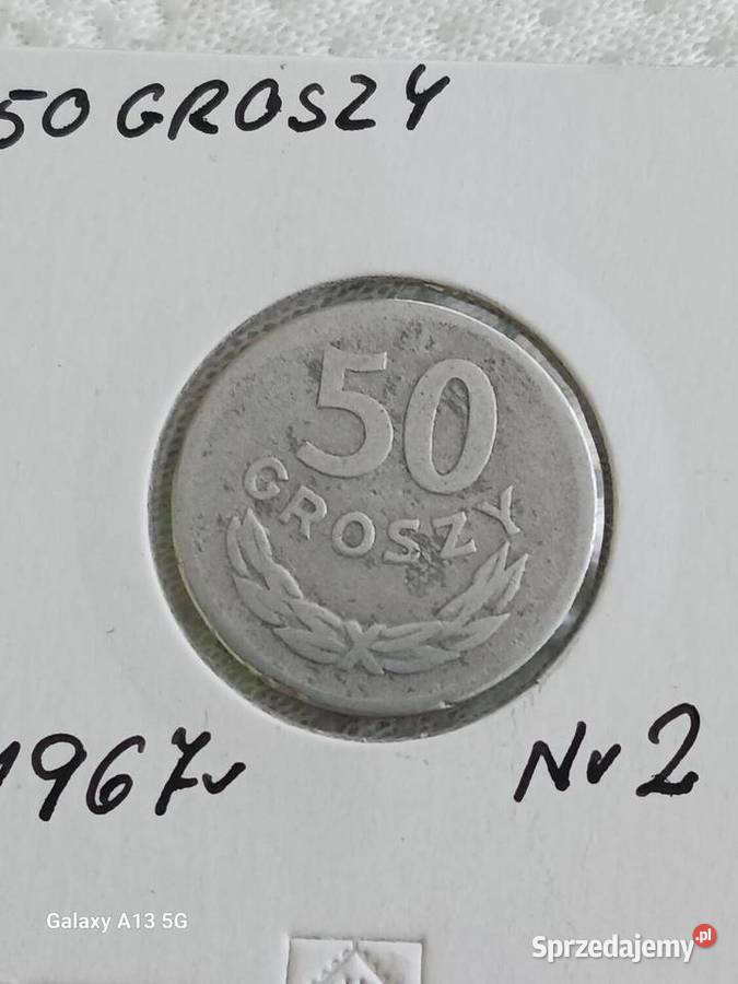50 Groszy 1967 r 2 rzadkość Konin
