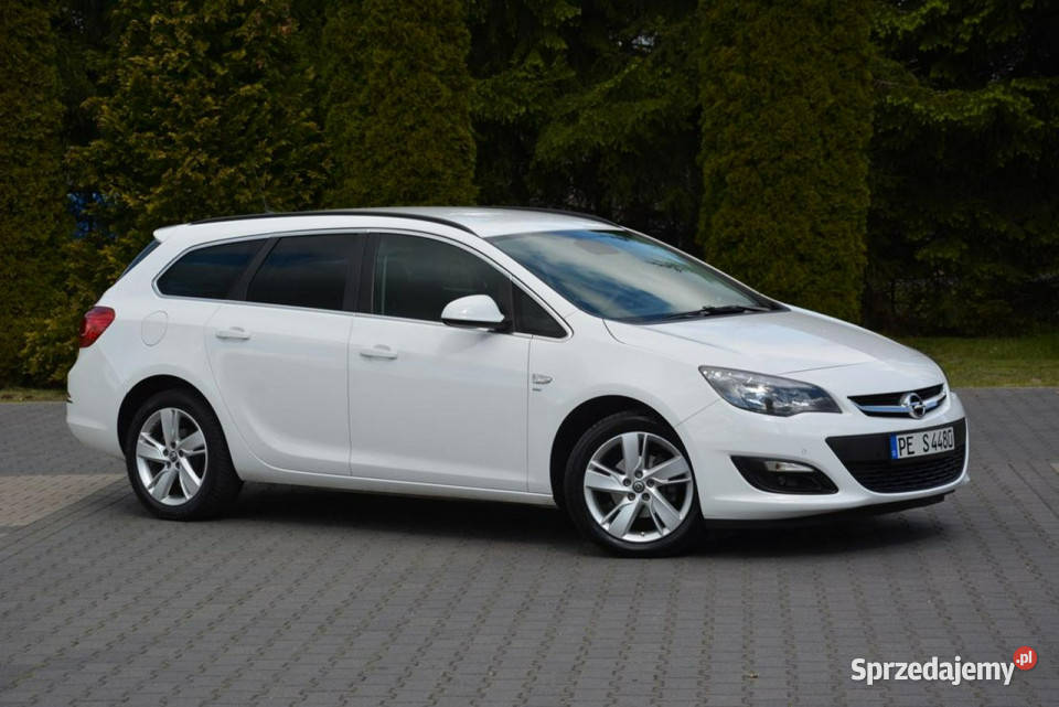 Opel Astra 14T140 Lift Ledy Duża Navi półskóry podgrzewane fotele mazowieckie Ostrów Mazowiecka