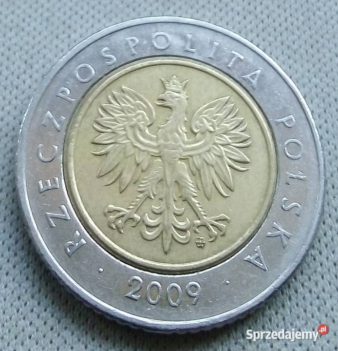 POLSKA5 2009 r CuNi B Al POSZUKIWANA Legionowo