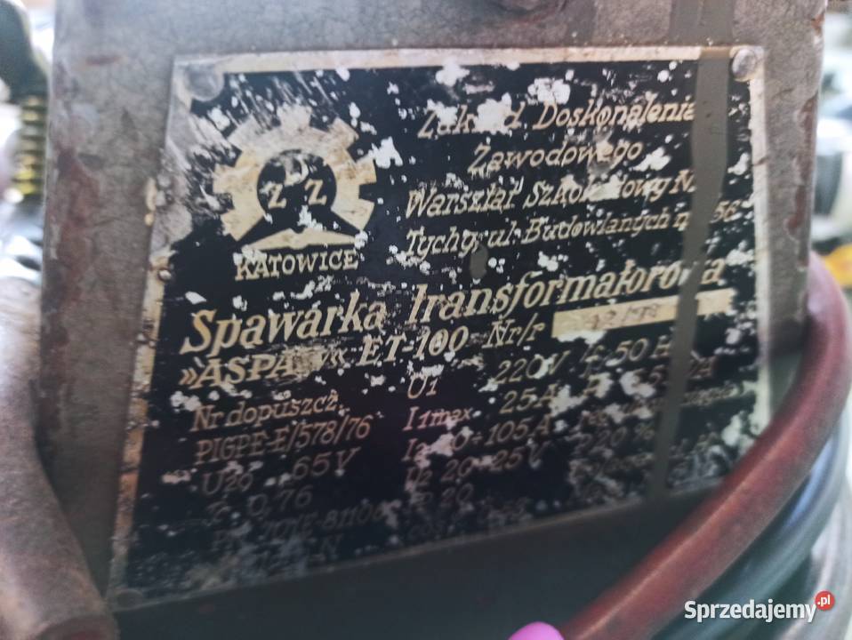 Spawarka transformatorowa ASPAW ET100 sprawna Skierniewice