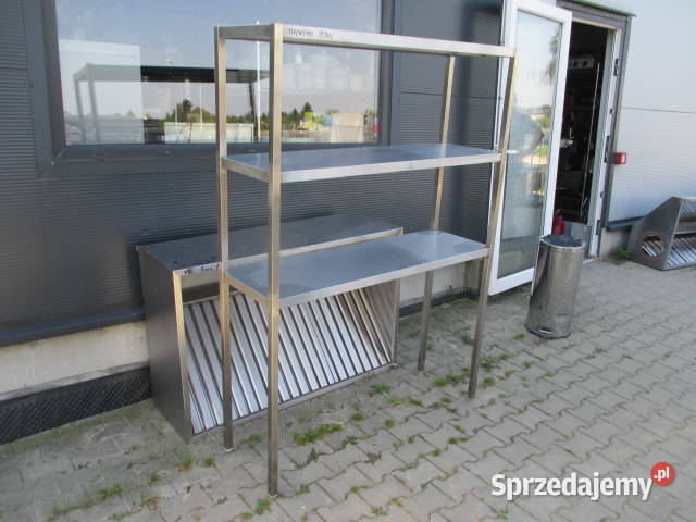 Solidny Regał Gastronomiczny Stal Nierdz 3 Półki Ostrów Wielkopolski