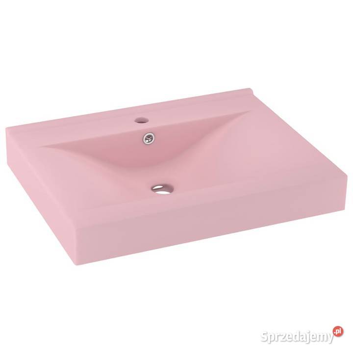 vidaXL Umywalka z otworem na kran matowy róż Warszawa sprzedam