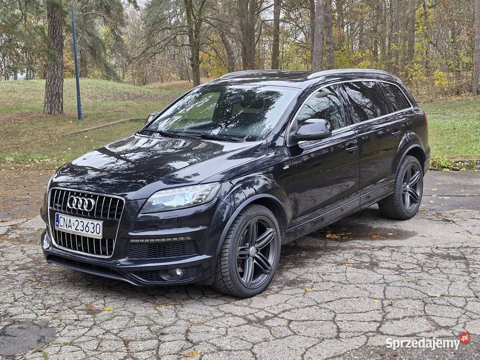 AUDI Q7 30 TDI 3xSLine Bogata Wersja wielofunkcyjna kierownica