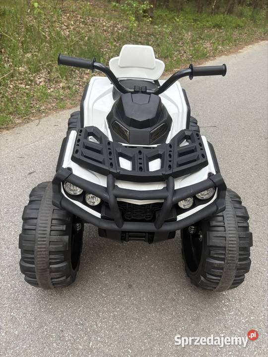 Quad elektryczny dzieci ATV biały Byków sprzedam
