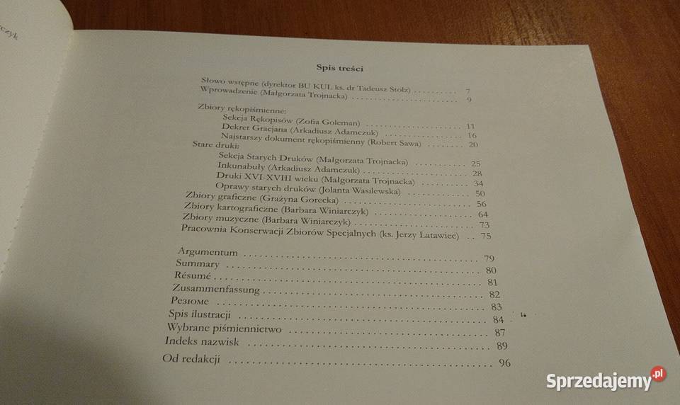 Zbiory specjalne Biblioteki Uniwersyteckiej KUL