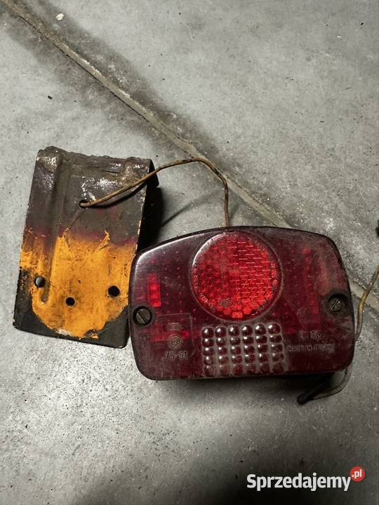 Tylna lampa z mocowaniem klosz WSK 125 M06 175 Białystok