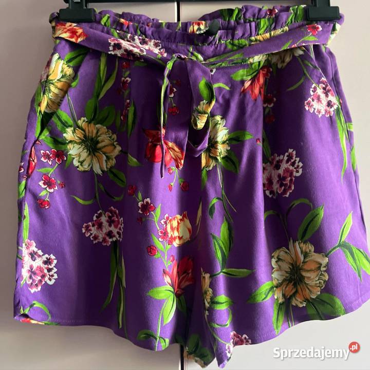 Szorty w kwiaty Rozmiar 38(M) Spodnie Dąbrowa Górnicza