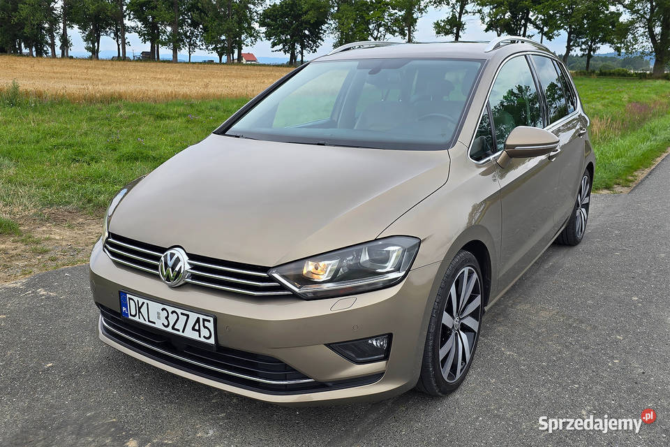 VW Golf sportvan 20 tdi Blumotion Highline lakier metallic Bystrzyca Kłodzka