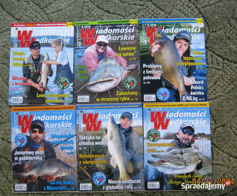 Wiadomości wędkarskie roczniki 20181920 Wędkarstwo małopolskie Kraków