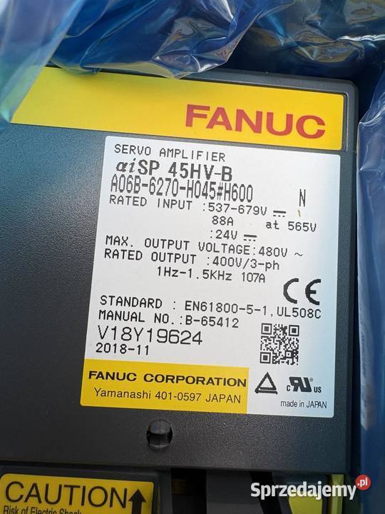 Fanuc A06B6270H045H600 Servo Amplifier Module mazowieckie Warszawa