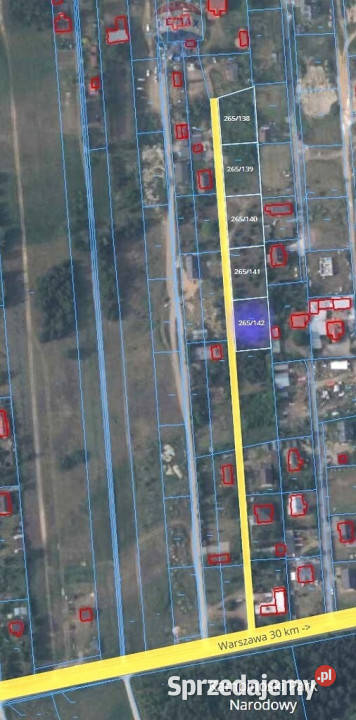 Działka budowlana 1007m2 Nowe Grochale 26m