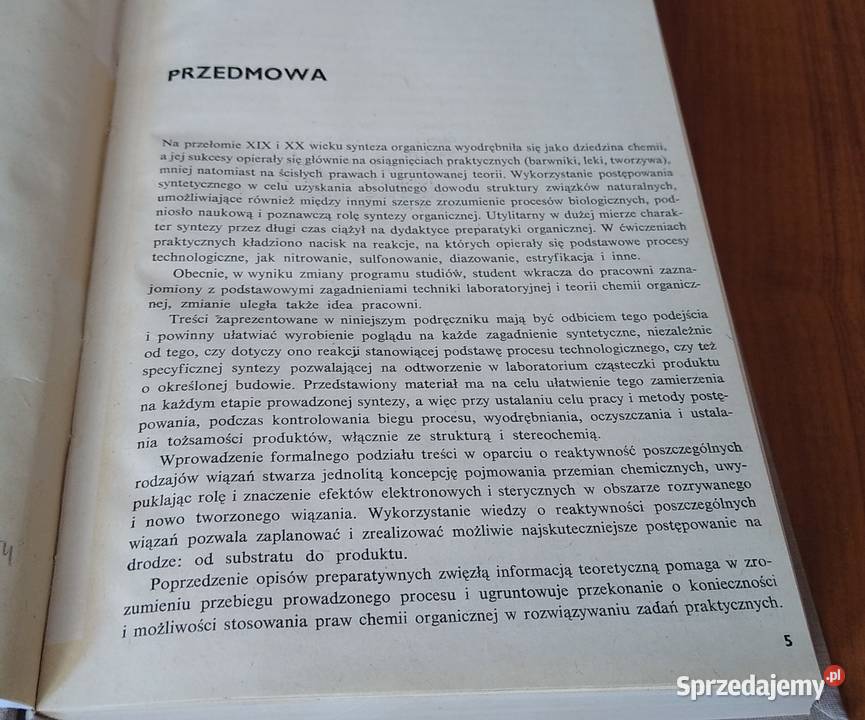 Preparatyka i elementy syntezy organicznej Gdańsk