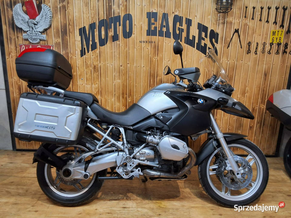 BMW R 1200 GS piękny motocykl BMW R 1200 GS podgrzewane manetki